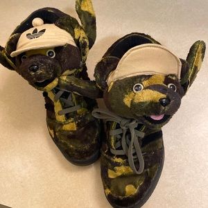ADIDAS X JEREMY SCOTT BEAR SHOES (CAMO EDITION) SIZE 11!!!